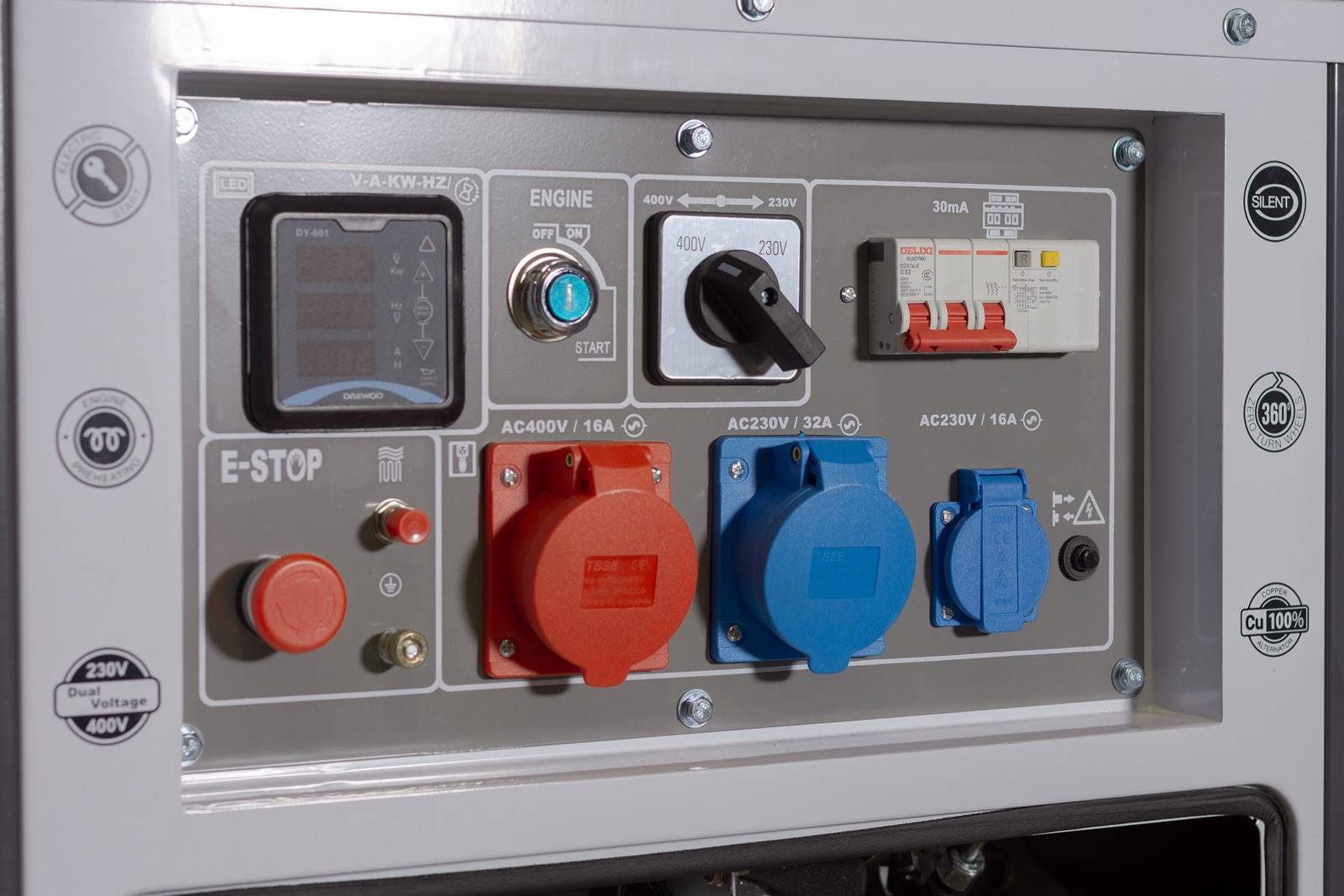 GENERADOR DIÉSEL DAEWOO 8,1 kVA - Imagen 5