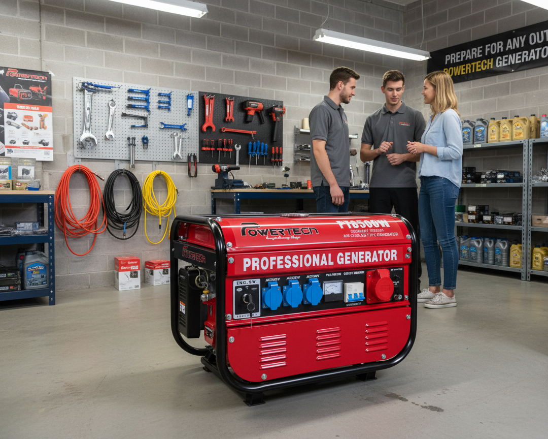 **Generador de Corriente Silencioso Profesional 8,5 kW con Inverter y Arranque Eléctrico** - Imagen 4